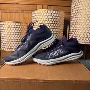 Hoka Zinal 2 Women's 9.5 Dark Purple Athletic Shoes